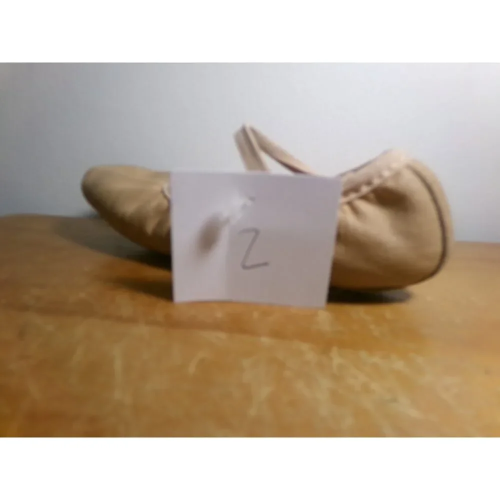 Dance Ballet Shoes Revolution Child 2M Leather Split Sole Stretch